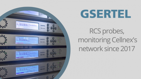 Gsertel's RCS probes, monitoring Cellnex's network since 2017