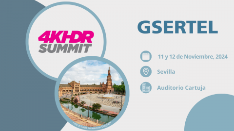 Gsertel estará presente en 4K-HDR Summit